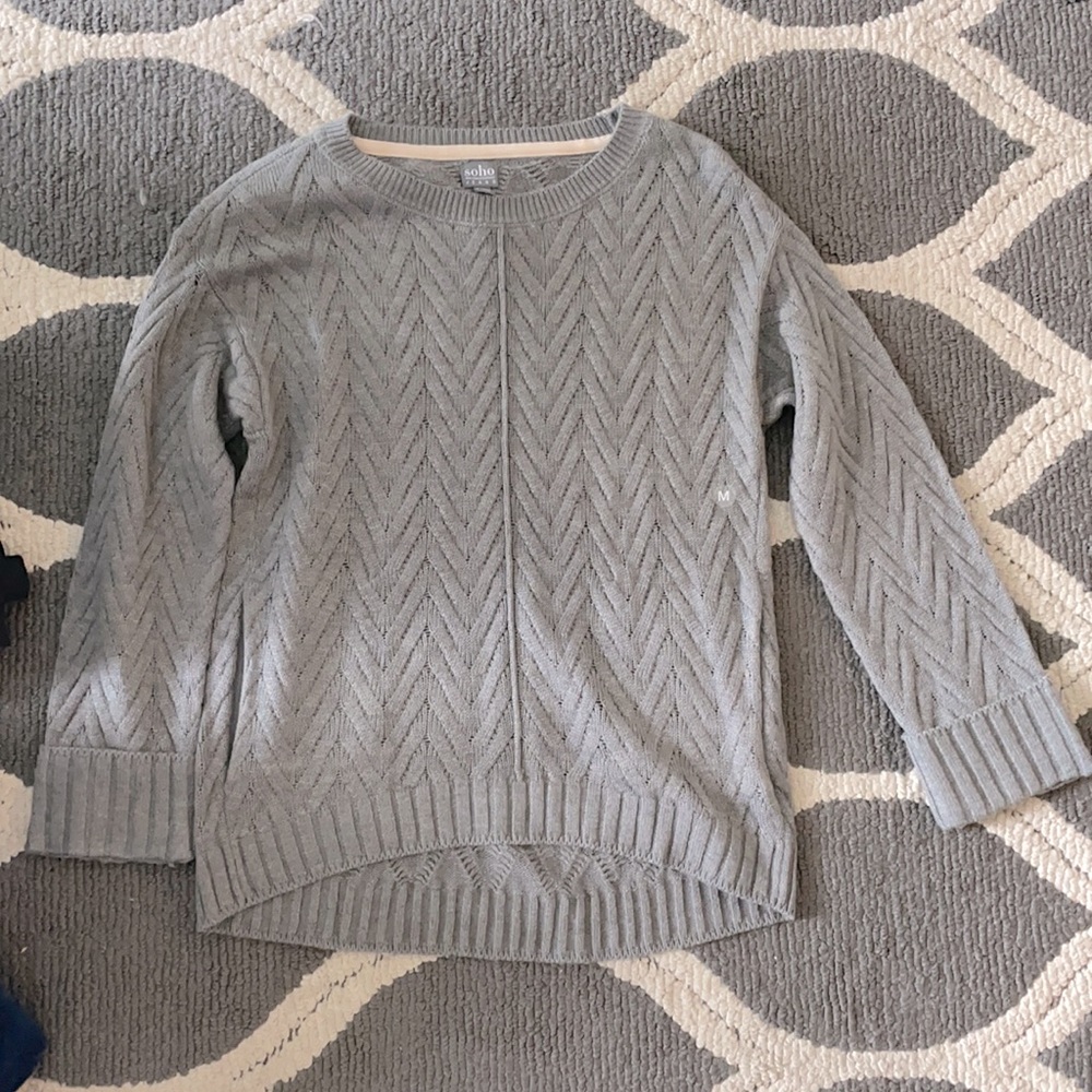 Gray soho sweater